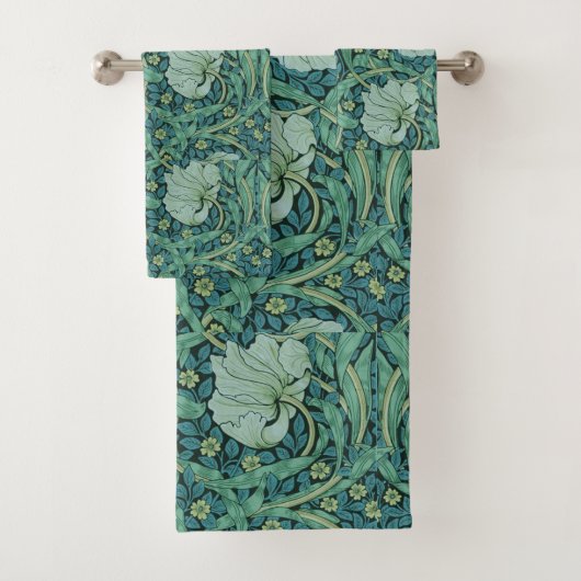 William Morris  Flowers Bloemenpatroon Bad Handdoek (Insitu)
