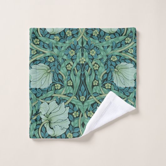 William Morris  Flowers Bloemenpatroon Bad Handdoek (Wasdoekje)