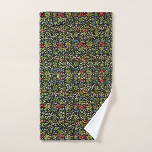 William Morris  Flowers Bloemenpatroon Bad Handdoek (Handdoek)