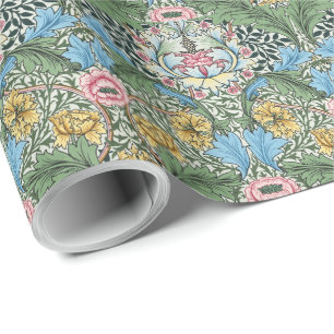 William Morris  Flowers Bloemenpatroon Cadeaupapier