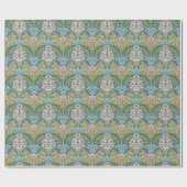 William Morris  Flowers Bloemenpatroon Cadeaupapier (Vlak)