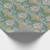 William Morris  Flowers Bloemenpatroon Cadeaupapier (Hoek)