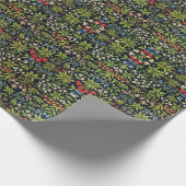 William Morris  Flowers Bloemenpatroon Cadeaupapier (Hoek)