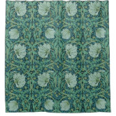 William Morris  Flowers Bloemenpatroon Douchegordijn (Voorkant)