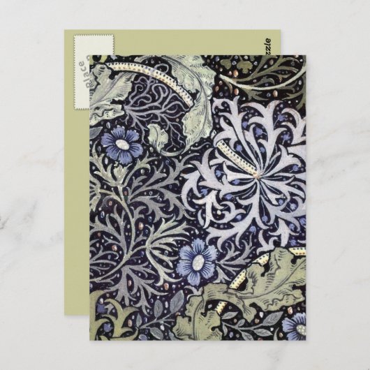 William Morris Flowers Briefkaart (Voorkant / Achterkant)