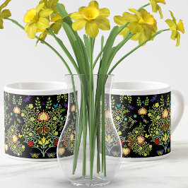 William Morris Flowers Espresso Kop