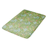 William Morris  Flowers Floral Green Pink Badmat (Gekanteld)