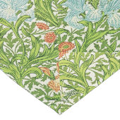William Morris  Flowers Floral Green Pink Lange Tafelloper (Hoek)