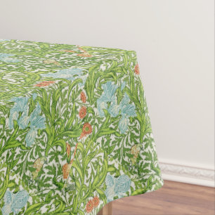 William Morris  Flowers Floral Green Pink Tafelkleed