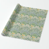  William Morris Flowers Garden Wallpaper Cadeaupapier (Uitgerold)