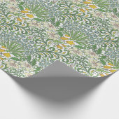  William Morris Flowers Garden Wallpaper Cadeaupapier (Hoek)