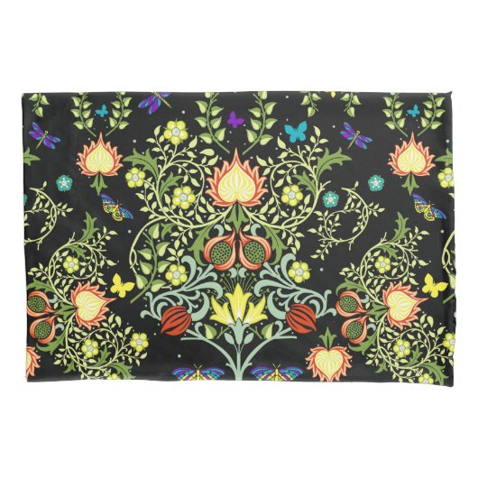 William Morris  Flowers Kussensloop (Voorkant-Links)