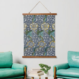 William Morris - Flowers & Leaves Pattern Hangend Wandkleed
