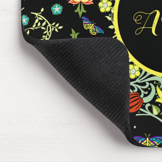 William Morris  Flowers Monogram Muismat (Hoek)