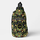 William Morris  Flowers Monogram Sling Bag (Voorkant)