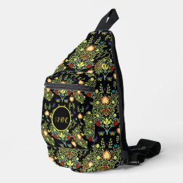 William Morris Flowers Monogram Sling Bag