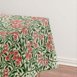 William Morris  Flowers Pink Green Tafelkleed