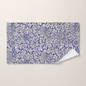 William Morris  Flowers Vogels Blauw Wit Bad Handdoek (Handdoek)