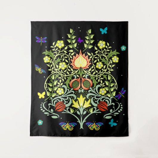 William Morris  Flowers Wandkleed (Voorkant)