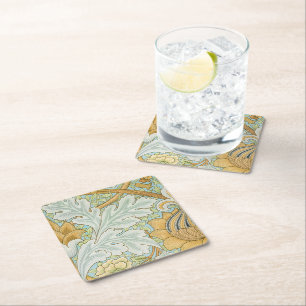 William Morris -  Foliage & Floral Pattern Kartonnen Onderzetters