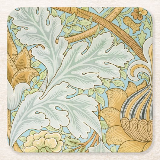 William Morris -  Foliage & Floral Pattern Kartonnen Onderzetters (Voorkant)