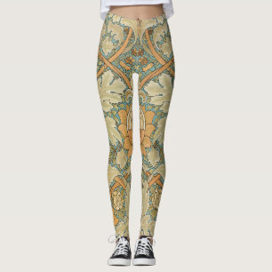 William Morris - Foliage & Floral Pattern Leggings