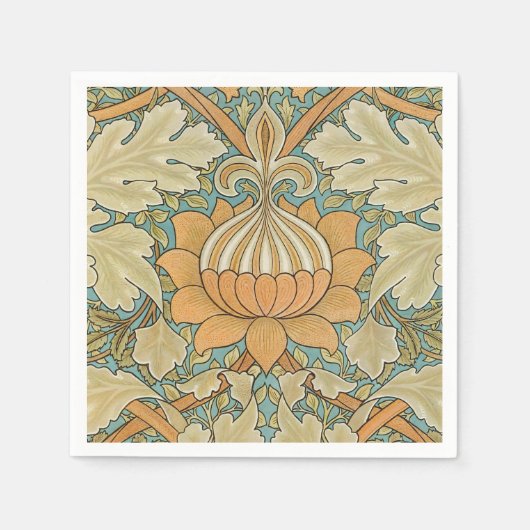 William Morris -  Foliage & Floral Pattern Servet (Voorkant)