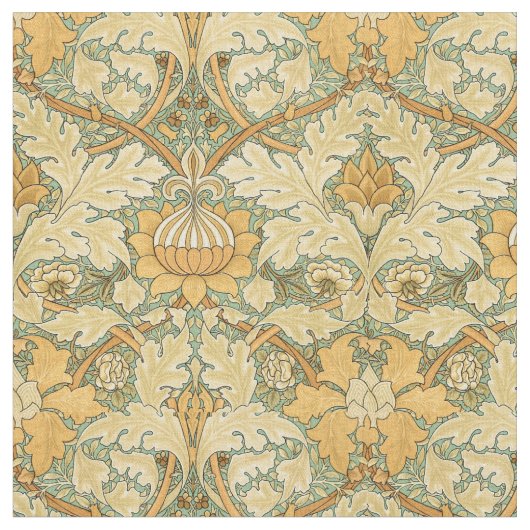 William Morris  Foliage & Floral Pattern Stof (Close Up)