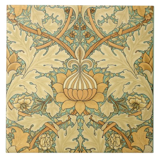 William Morris Foliage & Floral Pattern Tegeltje (Voorkant)