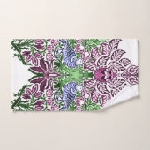 William Morris Folk Art Birds Bloemen Eikels Bad Handdoek (Handdoek)