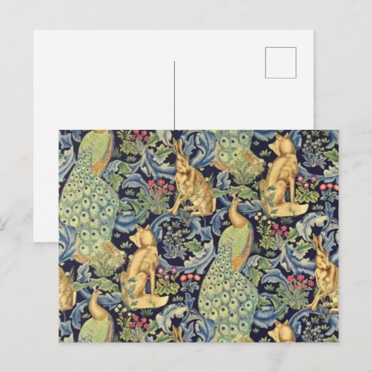 William Morris Forest Briefkaart (Voorkant / Achterkant)
