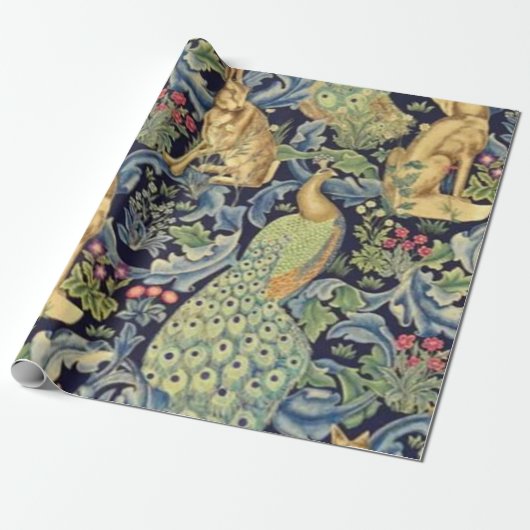 William Morris Forest Cadeaupapier (Uitgerold)
