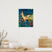 William Morris Forest Deer Tapestry Print (Keuken)