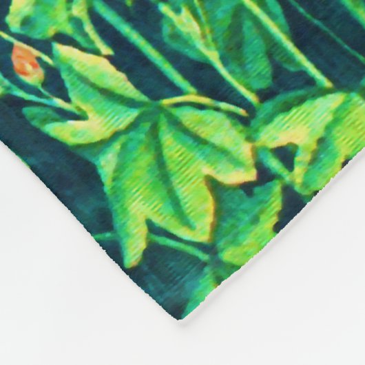 William Morris Forest Deer Tapestry Print Fleece Deken (Hoek)