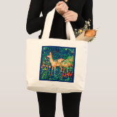 William Morris Forest Deer Tapestry Print Grote Tote Bag (Voorkant (product))