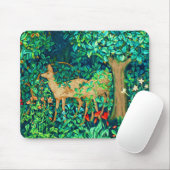 William Morris Forest Deer Tapestry Print Muismat (Met muis)