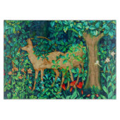 William Morris Forest Deer Tapestry Print Snijplank (Voorkant)