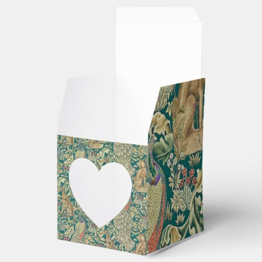 William Morris "Forest" Favor Box Bedankdoosjes (Geopend)