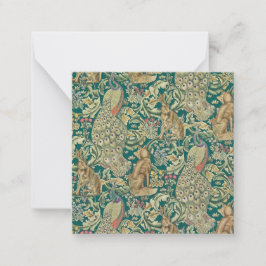 William Morris Forest Flat Notitiekaart Notitiekaartje