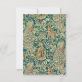 William Morris "Forest" Flat Thank You Card Bedankkaart (Voorkant)