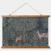 William Morris Forest Greenery Animals Bloemen Hangend Wandkleed (Voorkant)