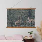 William Morris Forest Greenery Animals Bloemen Hangend Wandkleed (Slaapkamer)