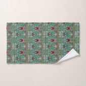 William Morris Forest Groen Bloemendessin Behang Bad Handdoek (Handdoek)