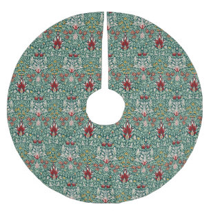 William Morris Forest Groen Bloemendessin Behang Kerstboom Rok