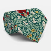 William Morris Forest Groen Bloemendessin Behang Stropdas (Opgerold)