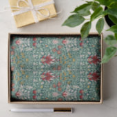 William Morris Forest Groen Bloemendessin Behang Tissuepapier (Geschenk)