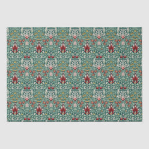 William Morris Forest Groen Bloemendessin Behang Tissuepapier
