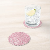 William Morris Forest Rabbit Bird Foliage Pink Kartonnen Onderzetters (Insitu)