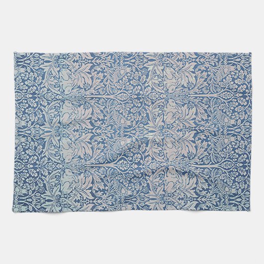 William Morris Forest Rabbit Bird Foliage Theedoek (Horizontaal)