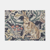 William Morris Forest Rabbit Bloemen Deurmat (Voorkant)
